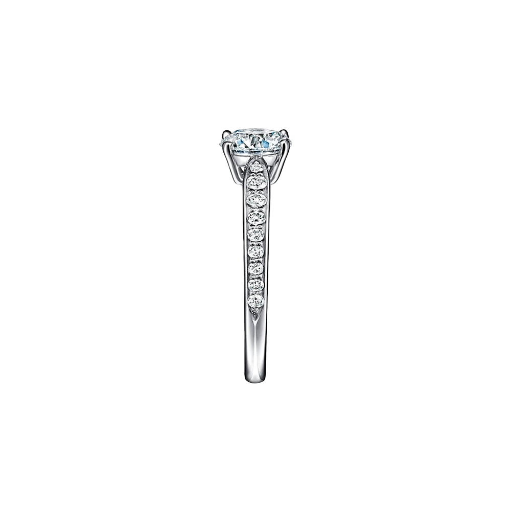 Tiffany Harmony Anillo de Compromiso Platinum & Diamonds