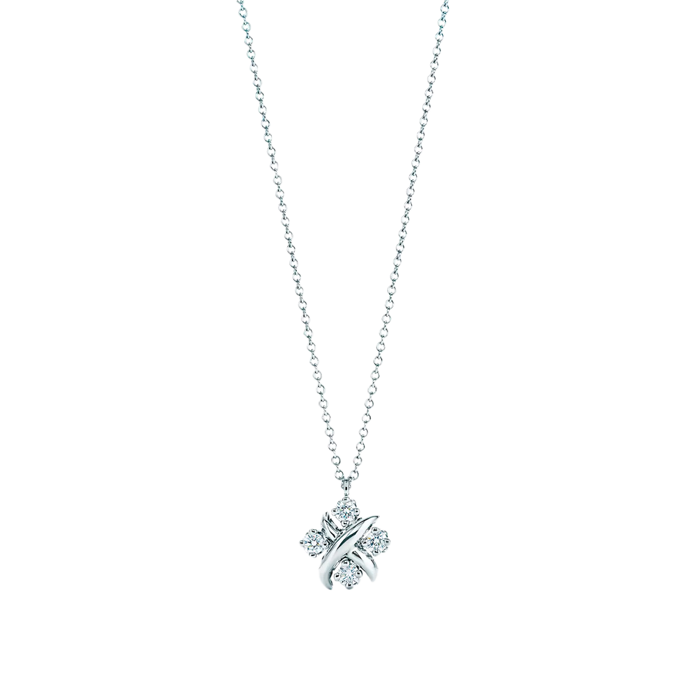 Tiffany by Jean Schlumberger Colgante Lynn Silver & Diamonds