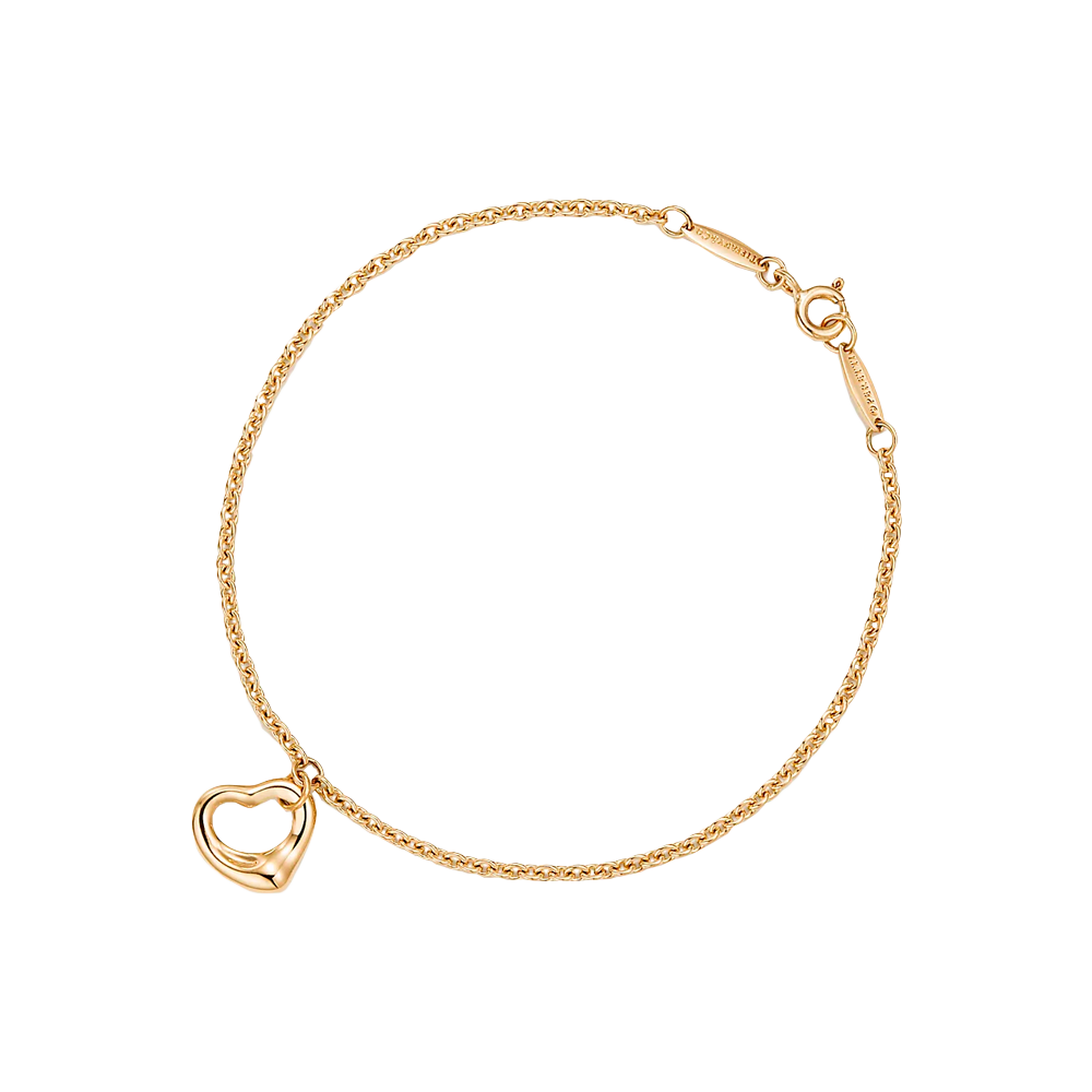 Elsa Peretti Brazalete Open Heart Yellow Gold