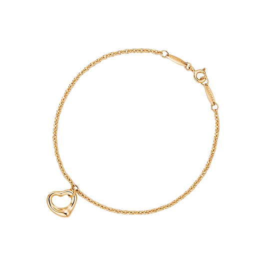 Elsa Peretti Brazalete Open Heart Yellow Gold