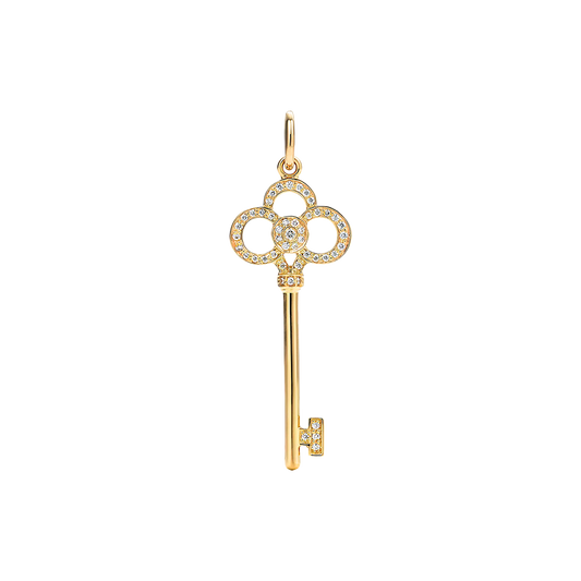 Tiffany Keys Colgante Crown Key Yellow Gold