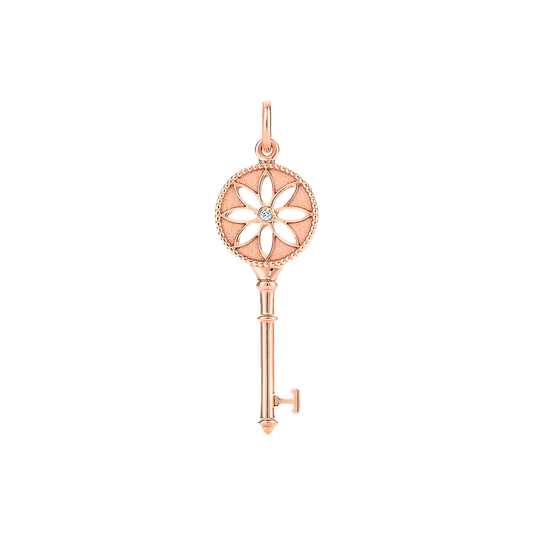 Tiffany Keys Colgante Daisy Rose Gold & Diamonds