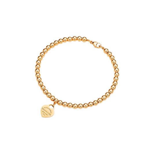 Return to Tiffany Brazalete de Cuentas Small Yellow Gold