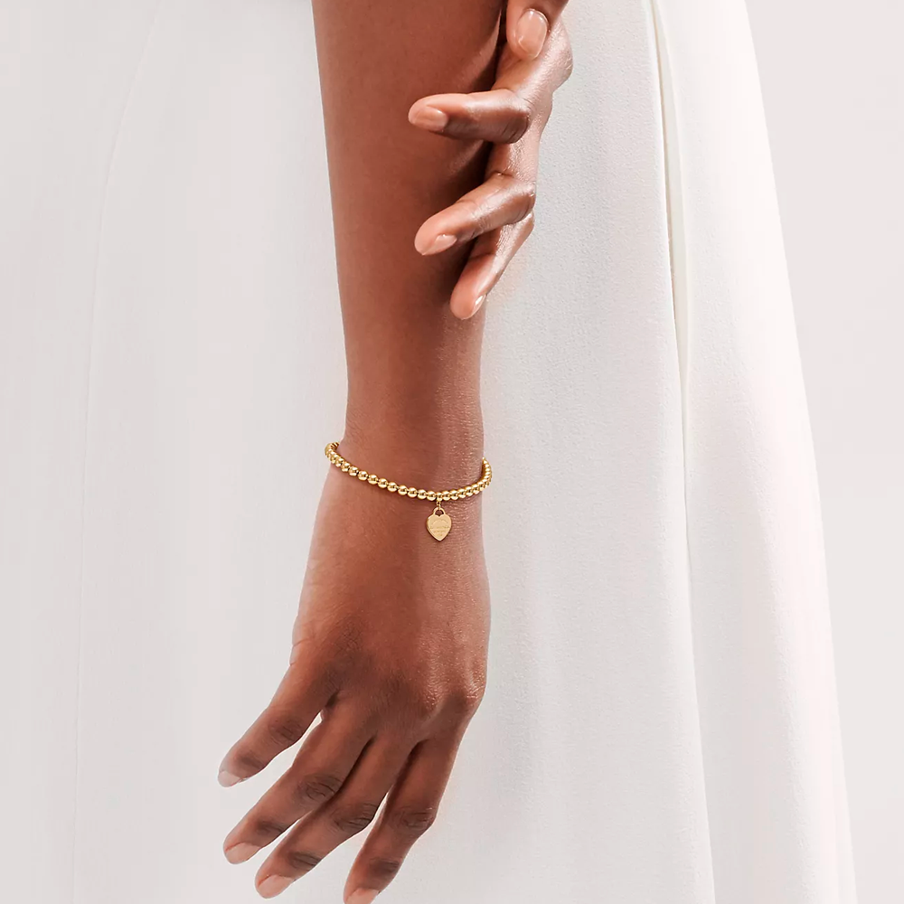 Return to Tiffany Brazalete de Cuentas Small Yellow Gold