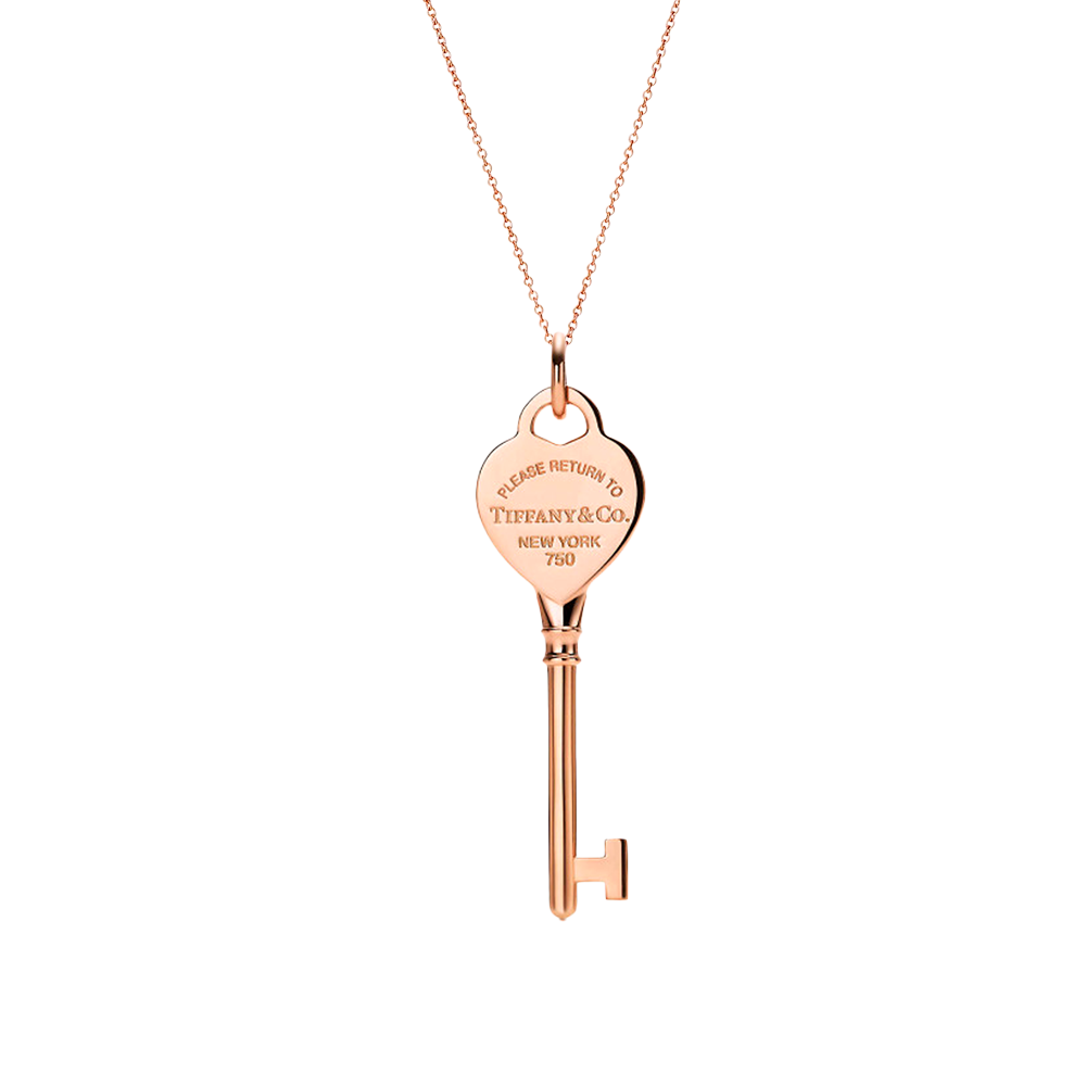 Return to Tiffany Colgante Heart Key Rose Gold