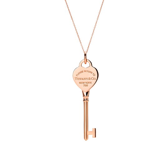 Return to Tiffany Colgante Heart Key Rose Gold