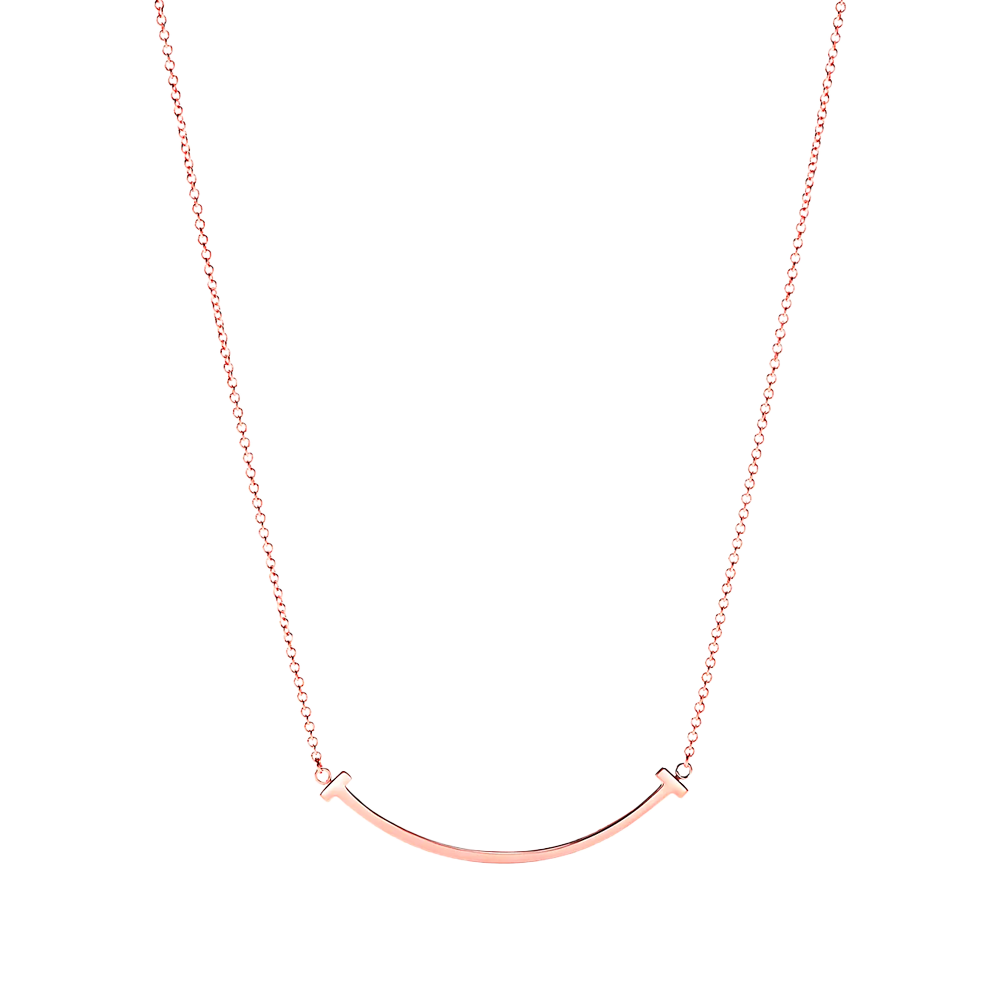 Tiffany T Colgante Smile Rose Gold