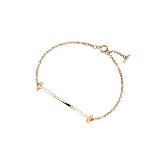 Tiffany T Brazalete Smile Small Yellow Gold