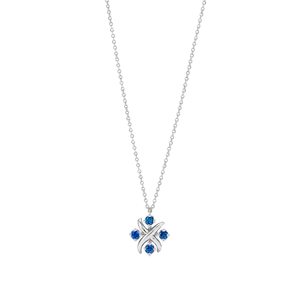 Tiffany by Jean Schlumberger Colgante Lynn Silver & Sapphires