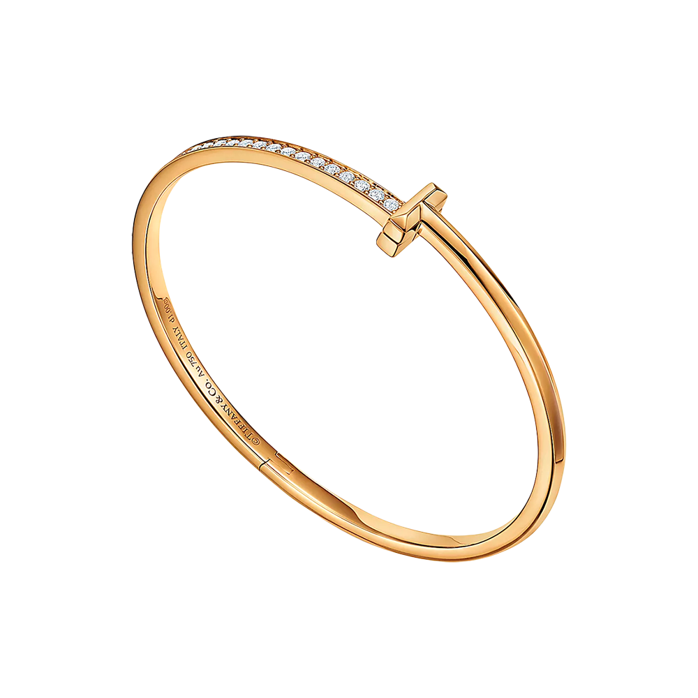 Tiffany T Brazalete T1 Yellow Gold & Diamonds