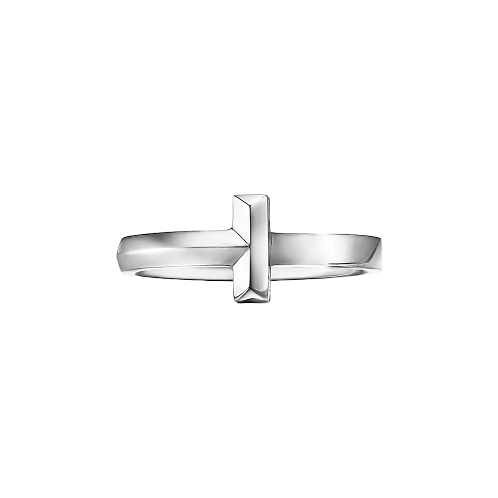 Tiffany T Anillo T1 White Gold