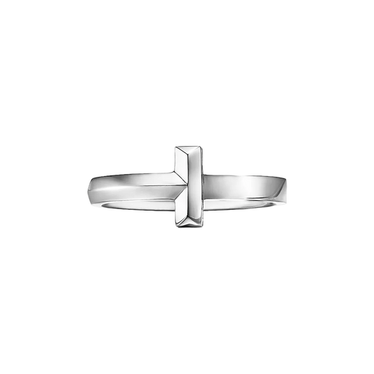 Tiffany T Anillo T1 White Gold