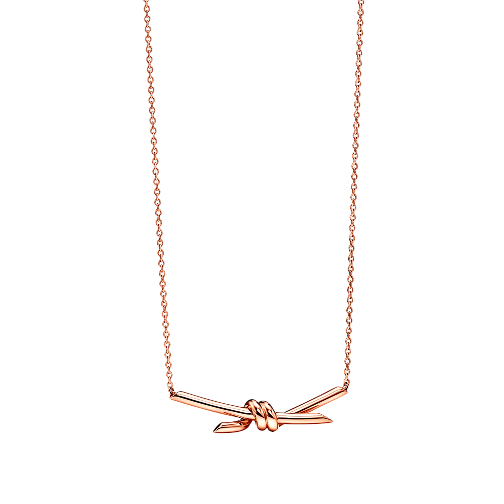 Tiffany Knot Colgante Rose Gold