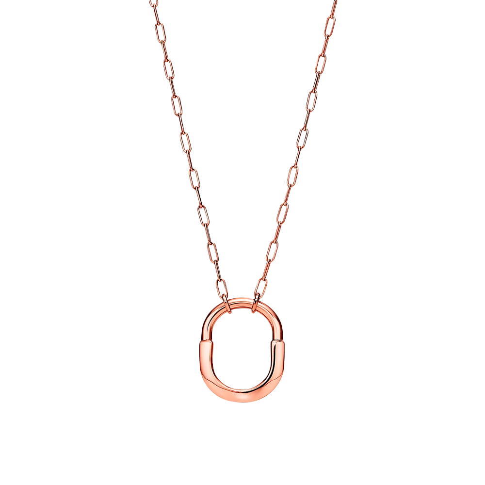 Tiffany Lock Colgante Medium Rose Gold