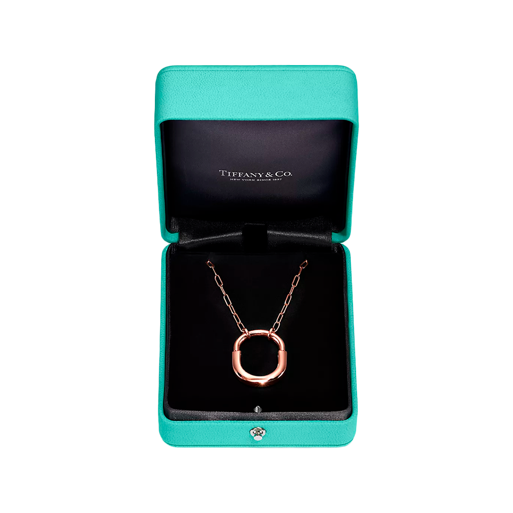 Tiffany Lock Colgante Medium Rose Gold