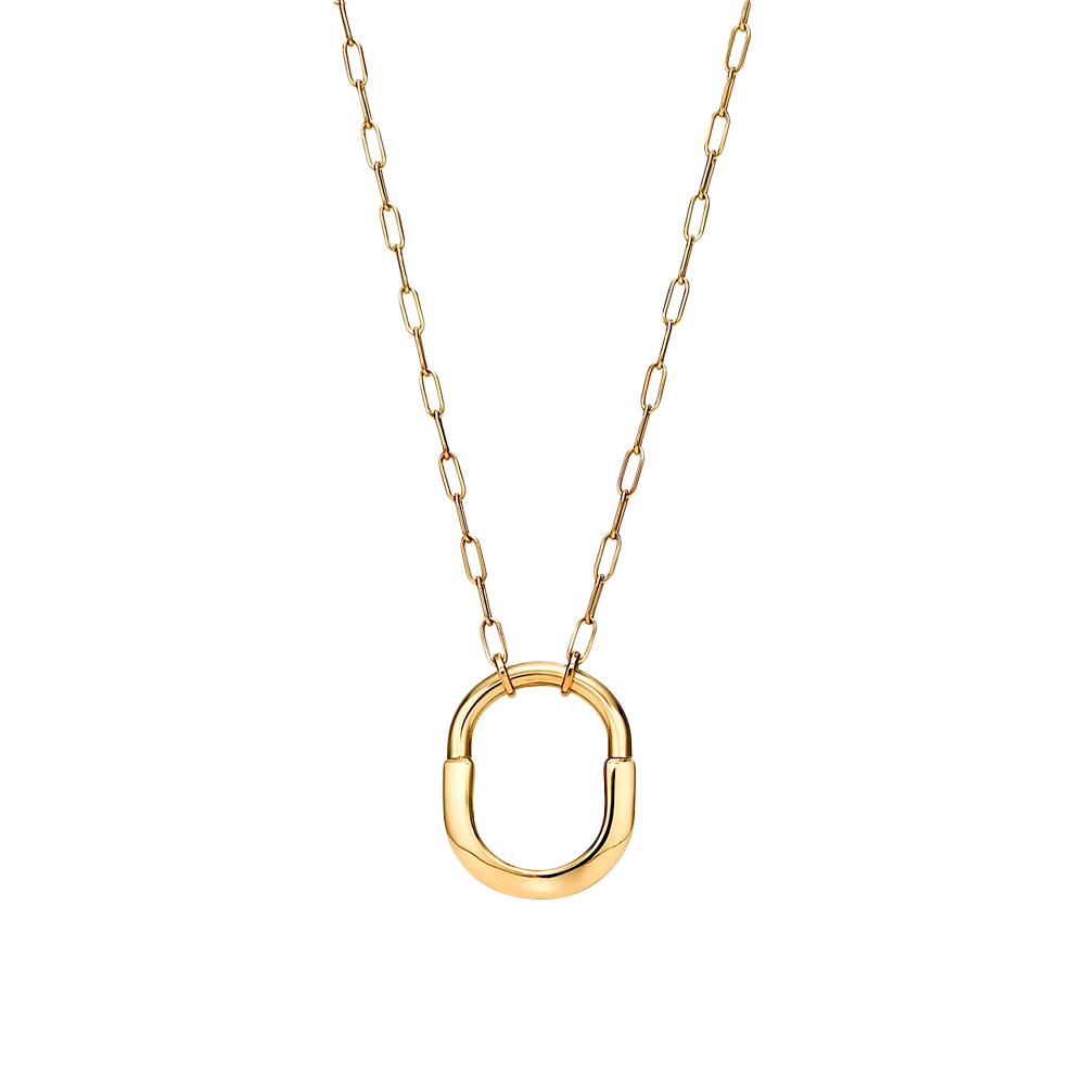 Tiffany Lock Colgante Medium Yellow Gold