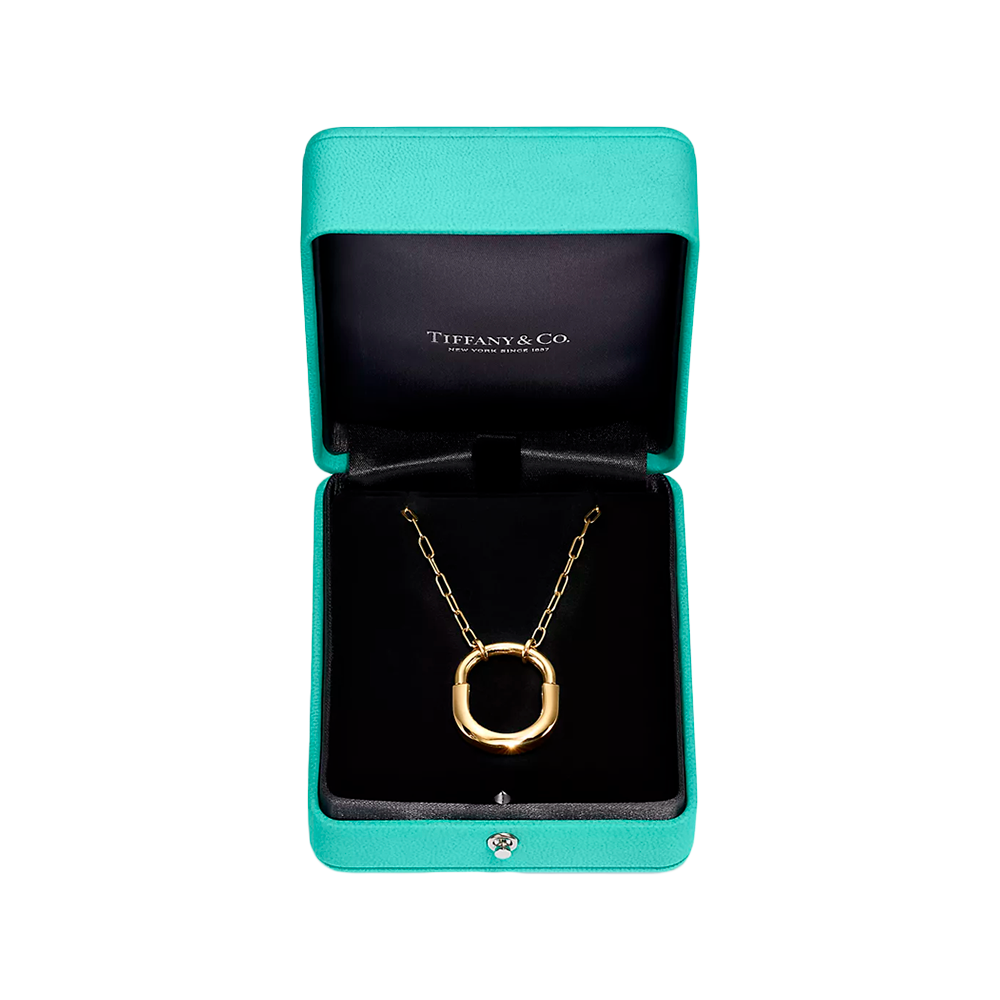 Tiffany Lock Colgante Medium Yellow Gold