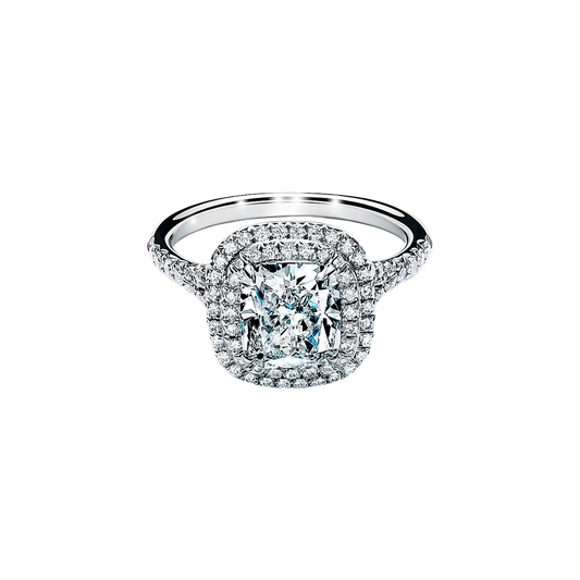 Tiffany Soleste Anillo de Compromiso Platinum