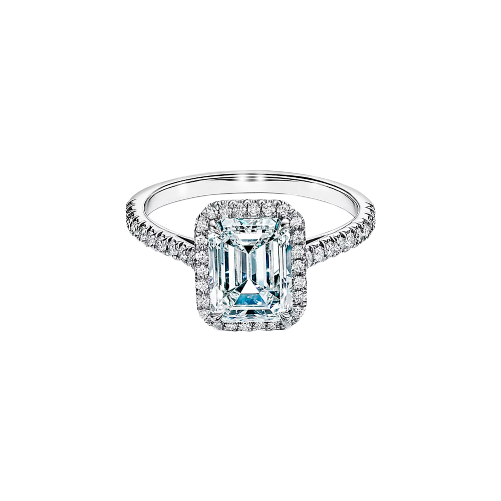 Tiffany Soleste Anillo de Compromiso Platinum