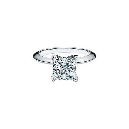 Tiffany Princess Cut Anillo de Compromiso Platinum