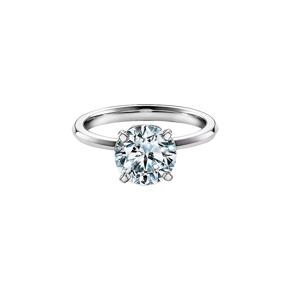 Tiffany True Anillo de Compromiso Platinum & Diamond