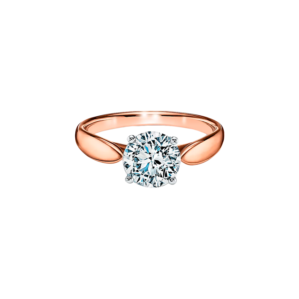 Tiffany Harmony Anillo de Compromiso Rose Gold