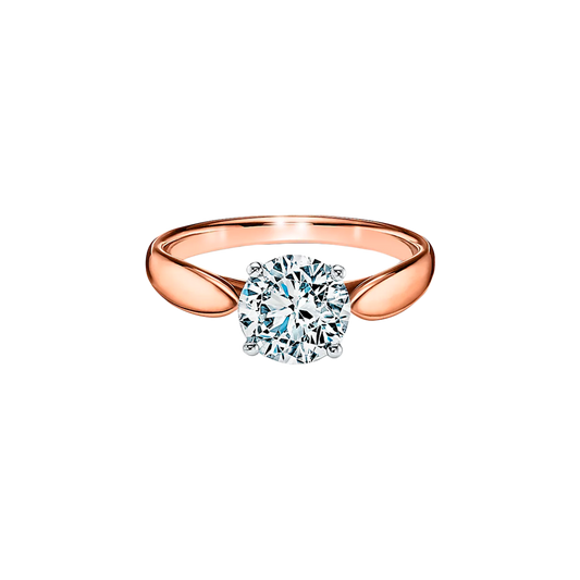 Tiffany Harmony Anillo de Compromiso Rose Gold