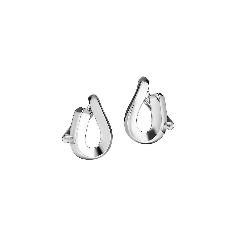 Tiffany Forge Pendientes Single Link Silver