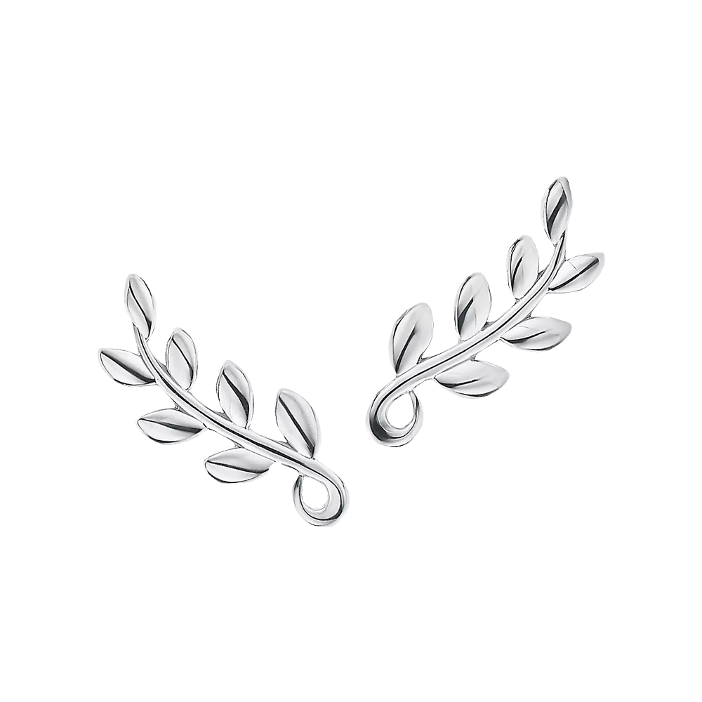 Paloma Piccaso Pendientes Olive Leaf Climber Silver