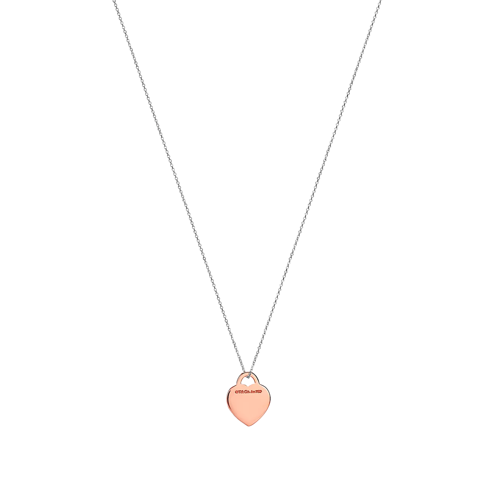 Return to Tiffany Colgante Heart Tag Rose Gold