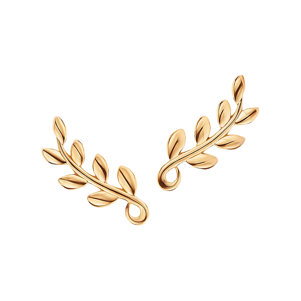 Paloma Picasso Pendientes Olive Leaf Climber Yellow Gold